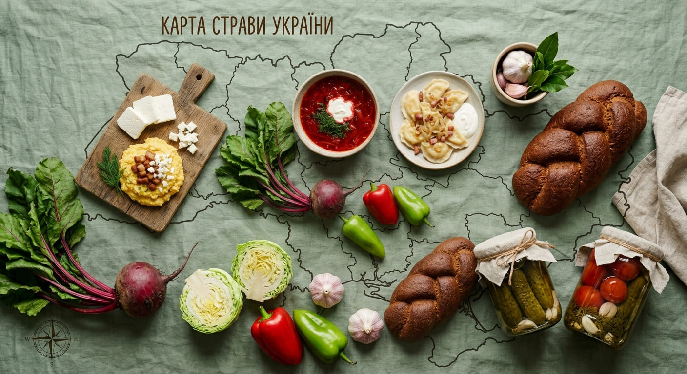 Харчові звички українців по областях та регіональна кухня